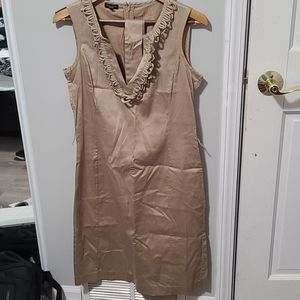 Talbot, nude and a black dress